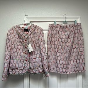 NWT Rena Lange 2 Piece Suit Size 12